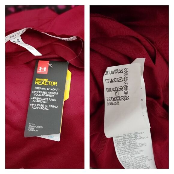 Under Armour Cold Gear Reactor Run Workout Top Large Long Sleeve Round Neck - Picture 6 of 9